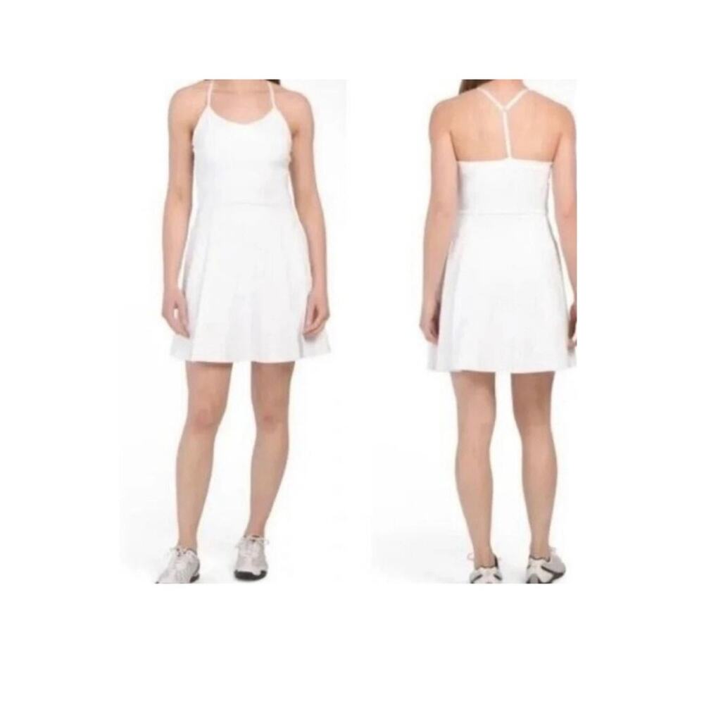 Tommy Bahama White Tennis Golf Racquet & Paddle Dress Bodysuit Sz XL Athletic